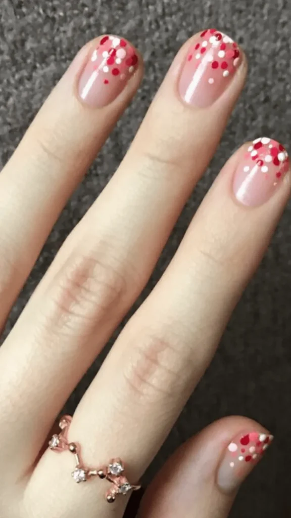 Pink Confetti Polka Dots