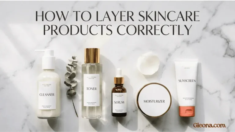 How to Layer Skincare Products Correctly Featured Image
